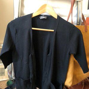 Agnes b. Paris agnis b. elbow sleeve tie front bla